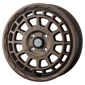 WEDS ウェッズ 0041552 アルミホイール1本 MUDVANCE X TYPE F 14インチ リム幅4.5J インセット+45 4穴 PCD100 FLINT BRONZE｜a-max