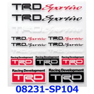 TRD Sportivo MINI STICKER SET ミニステッカーセット 08231-SP104 ゆうパケ発送｜a-max