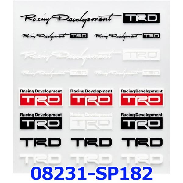 TRD MINI STICKER SET ミニステッカーセット 08231-SP182 ゆうパケ発送