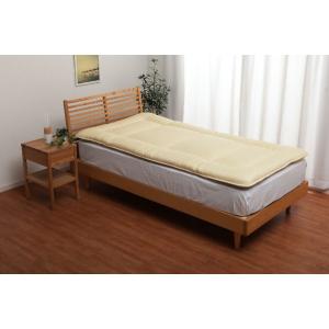 敷き布団 日本製 無地 シングル ベッド用 約95×195cm IKEHIKO イケヒコ 6708869の商品画像