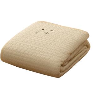 マルチ カバー 綿100％ イブル アイボリー 約200×250cm IKEHIKO イケヒコ 9845553