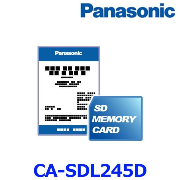 Panasonic パナソニック CA-SDL245D 2024年度版地図SDHCカード AS300...