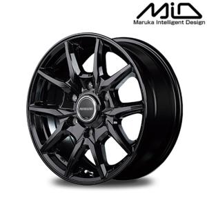 マルカサービス MID ROADMAX KG25 15インチ 6J 6H139 +33 メタリック