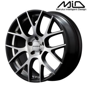 テスラホイールMID TW027 マットブラック 4本セット マルカサービス MID MTW TW027 for TESLA 18インチ 8J インセット33 5