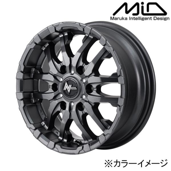 MID マルカサービス アルミホイール1本 ナイトロパワー NITRO POWER M26 CROS...