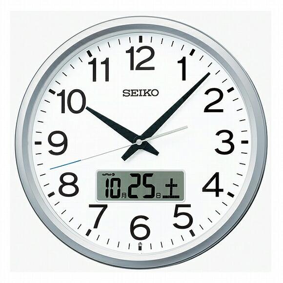セイコー SEIKO 掛け時計 電波時計 チャイム設定 工場など アナログ スイープ秒針 PT202...