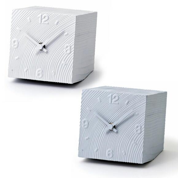 Lemnos レムノス 置き時計 置時計 アナログ キューブ AZ10-17