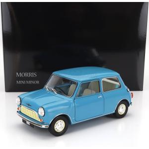 ミニカー 1/18 モリス ミニ マイナー 京商 KYOSHO 1/18 MORRIS MINI MINOR 1964 CLIPPER BLUE 08964BL｜a-mondo2