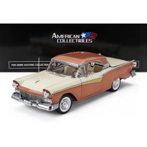 ミニカー 1/18 1957 フォード・フェアレーン 500 ガブリオレ 赤色 Ford