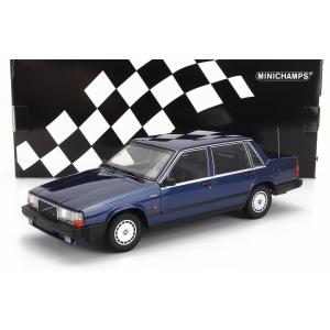 ミニカー 1/18 ボルボ 740GL ミニチャンプス MINICHAMPS 1/18 VOLVO 740GL 1986 BLUE MET 155171701｜a-mondo2