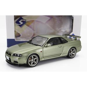 ミニカー 1/18 ニッサン スカイライン GT-R SOLIDO 1/18 NISSAN SKYLINE GT-R (R34) 1999 GREEN 1804308