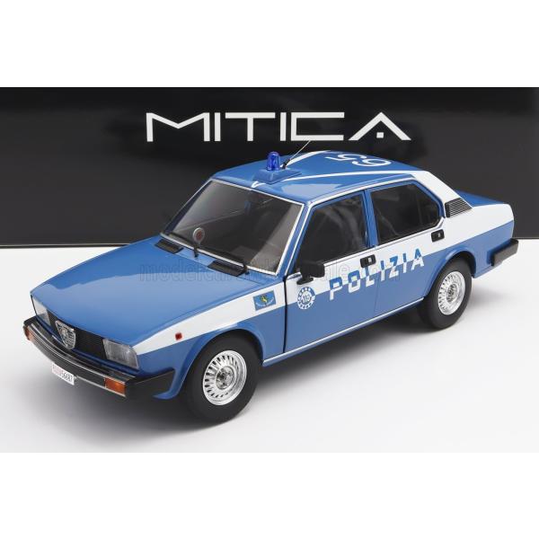ミニカー 1/18 アルファロメオ アルフェッタ パトカー MITICA-DIECAST 1/18 ...