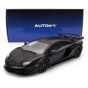 ミニカー 1/18 ランボルギーニ アヴェンタドール SVJ オートアート AUTOART 1/18 LAMBORGHINI AVENTADOR SVJ 2018 BLACK 79219｜a-mondo2