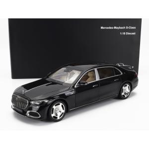 ミニカー 1/18 メルセデス ベンツ Sクラス マイバッハ ALMOST-REAL 1/18 MERCEDES BENZ S-CLASS S600 V12 BITURBO MAYBACH 2021 OBSIDIAN BLACK ALM820115｜a-mondo2