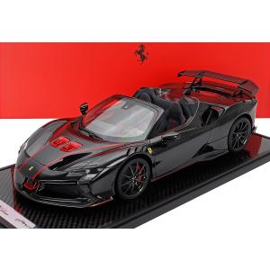 ミニカー 1/12 フェラーリ SF90 XX BBR-MODELS 1/12 FERRARI SF90 XX STRADALE SPIDER 2024 NERO DAYTONA - RED CARBON BLACK BBR1221D