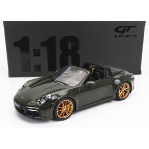 ミニカー 1/18 ポルシェ 911 992 タルガ GT-SPIRIT 1/18 PORSCHE 911 992 TARGA 4S 2020 OLIVE GREEN GT438｜a-mondo2