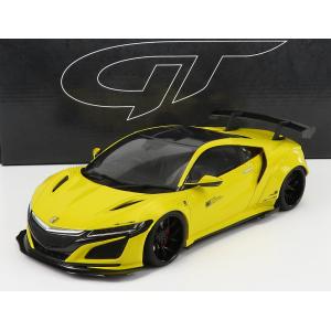 ミニカー 1/18 ホンダ NSX GT-SPIRIT 1/18 HONDA NSX LIBERTY WALK 2021 YELLOW GTS034KJ｜a-mondo2