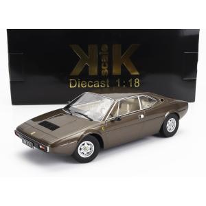 ミニカー 1/18 フェラーリ ディーノ 208 KK-SCALE 1/18 FERRARI DINO 208 GT4 1975 BROWN KKDC181203｜a-mondo2