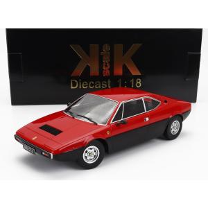 ミニカー 1/18 フェラーリ ディーノ 208 KK-SCALE 1/18 FERRARI DINO 208 GT4 1975 RED BLACK KKDC181204｜a-mondo2