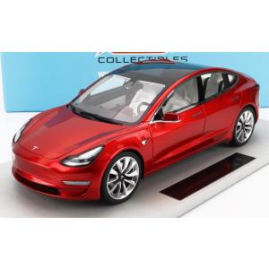 ミニカー 1/18 テスラ モデル3 LS-COLLECTIBLES 1/18 TESLA MODEL 3 2017 RED LS074A｜a-mondo2