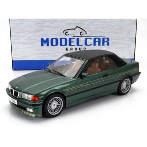 ミニカー 1/18 BMW 3シリーズ B3 3.2 MCG 1/18 BMW 3-SERIES B3 3.2 (E36) ALPINA CABRIOLET 1995 GREEN MCG18321｜a-mondo2