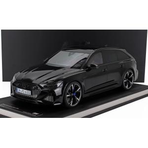 ミニカー 1/12 アウディ A6 RS6 MOTORHELIX 1/12 AUDI A6 RS6 AVANT (C8) SW STATION WAGON 2021 BLACK MET MH1202MB