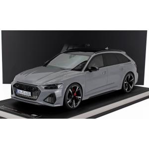 ミニカー 1/12 アウディ A6 RS6 MOTORHELIX 1/12 AUDI A6 RS6 AVANT (C8) SW STATION WAGON 2021 NANDO GREY MH1202NG