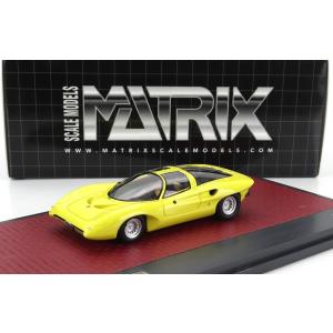 ミニカー 1/43 アルファロメオ 33/2 MATRIX SCALE MODELS 1/43 ALFA ROMEO 33/2 COUPE 1969 YELLOW MX50102-151｜a-mondo2