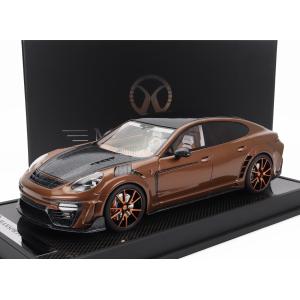 ミニカー 1/18 ポルシェ パナメーラ MOTORHELIX 1/18 PORSCHE PANAMERA MANSORY 2019 BROWN CARBON MY18-PALM｜a-mondo2