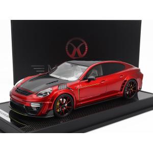 ミニカー 1/18 ポルシェ パナメーラ MOTORHELIX 1/18 PORSCHE PANAMERA MANSORY 2019 RED MET CARBON MY18-PAMR｜a-mondo2