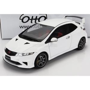 ミニカー 1/18 ホンダ・シビック タイプR FK8 白色 LCD TYPE R CIVIC