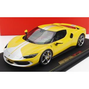 ミニカー 1/18 フェラーリ 296 GTB BBR-MODELS 1/18 FERRARI 296 GTB ASSETTO FIORANO 2022 GIALLO MODENA - YELLOW SILVER P18211C-VET｜a-mondo2