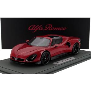 BBR 1/18 アルファロメオ 33 ストラダーレ Rosso Villa D'Este