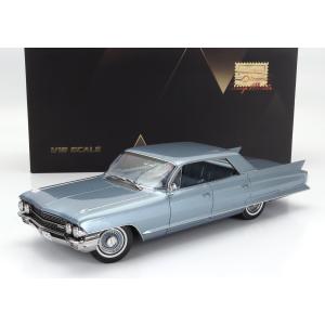 ミニカー アメ車 1/18 キャデラック セダン デビル STAMP-MODELS 1/18 CADILLAC SEDAN DE VILLE 1962 NEWPORT BLUE MET STM1962503｜a-mondo2