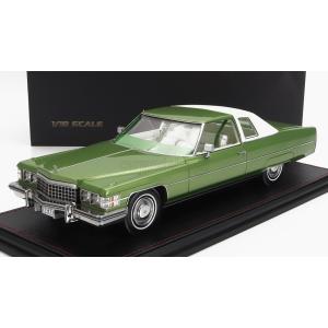 ミニカー アメ車 1/18 キャデラック クーペ デビル STAMP-MODELS 1/18 CADILLAC COUPE DEVILLE 1974 PERSIAN LIME FIREMIST STM1974601｜a-mondo2