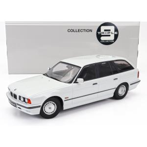 ミニカー 1/18 BMW 5シリーズ ワゴン TRIPLE9 1/18 BMW 5-SERIES TOURING (E34) SW STATION WAGON 1996 WHITE T9-1800404｜a-mondo2