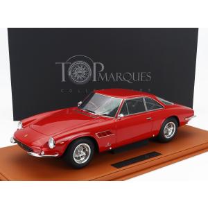 ミニカー 1/12 フェラーリ 500 スーパーファスト TOPMARQUES 1/12 FERRARI 500 SUPERFAST 2-SERIES 1965 RED TM12-50D｜a-mondo2