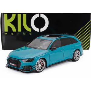 ミニチャンプス 1/18 アウディ RS6 アバント 2020 グレー アウディ特別