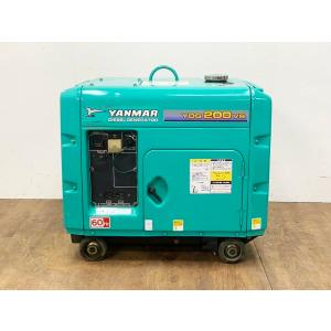YANMAR/ヤンマー 2.0kVA ディーゼルエンジン発電機 YDG200VS-6E 60Hz専用 バッテリー交換済み｜a-mugendou