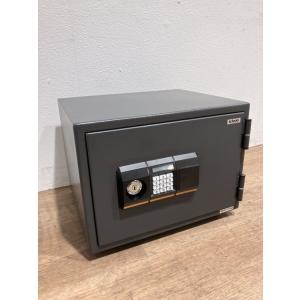 法人送料 EIKO 耐火金庫 オフィス金庫 BSS-PK 51kg 幅484×奥行429×高さ372mm (中古品)