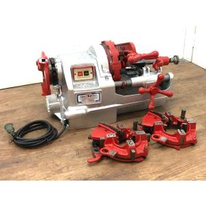 再塗装】REX/レッキス パイプマシン ねじ切り機 150A 100V/200V 一部