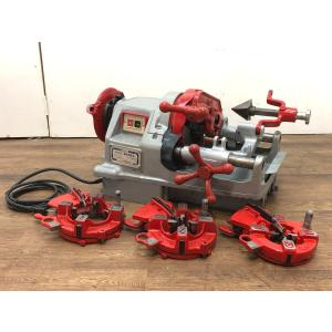 再塗装】REX/レッキス パイプマシン ねじ切り機 150A 100V/200V 一部