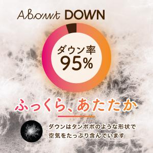 2枚合わせ 羽毛掛け布団 シングル シングルロ...の詳細画像5