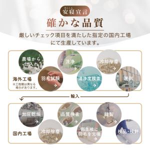 羽毛布団 セミダブル ロマンス小杉 マザーグー...の詳細画像4