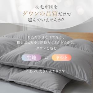 羽毛布団 2枚セット シングル ロマンス小杉 ...の詳細画像1