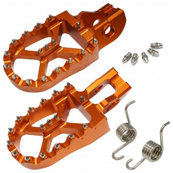 フット ペグ ペダル ステップ ワイド KTM SX SX-F SXC EXC EXCF XC XC...