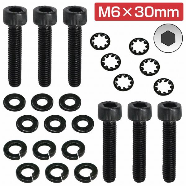 レカロ シート 固定用 高強度 ボルト M6×30 6本set SR1/2/3/4/5 LX LS ...