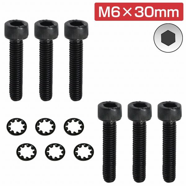 レカロ シート 固定用 高強度 ボルト 内歯set M6×30 6本set SR1/2/3/4/5 ...