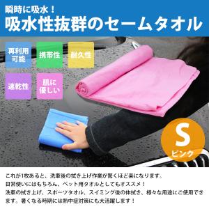 超吸収! セームタオル Sサイズ 洗車 吹き上...の詳細画像1