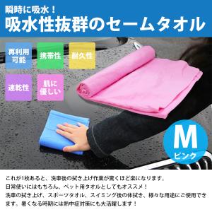 超吸収! セームタオル Mサイズ 洗車 吹き上...の詳細画像1